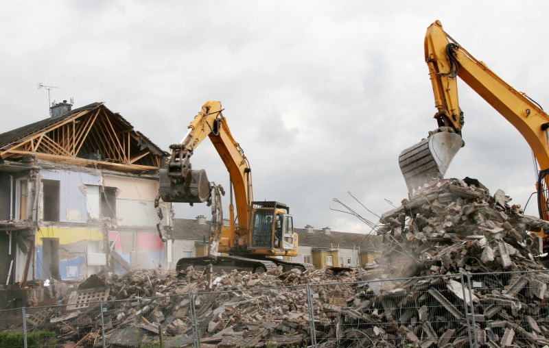 Equipment in Use During Demolition