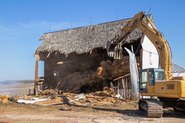 Barn Demolition in Auburn